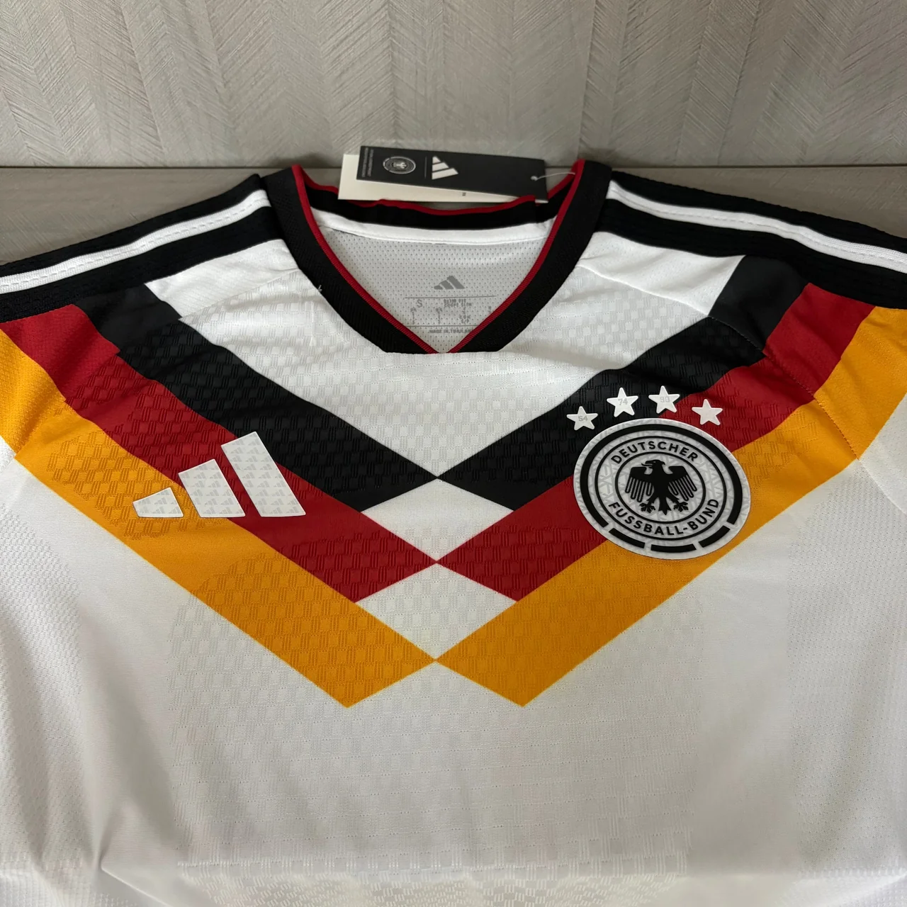Alemania Titular 2026 Versión Jugador Manga Larga, foto 3