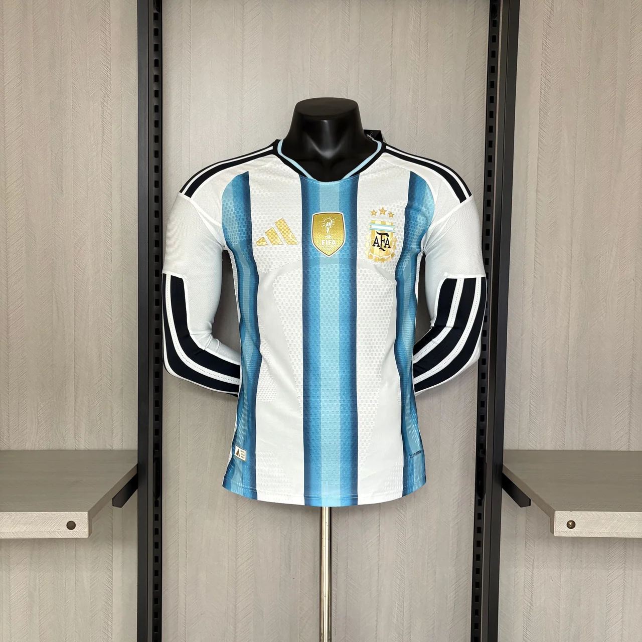 Argentina Titular 2026 Versión Jugador Manga Larga, foto 1