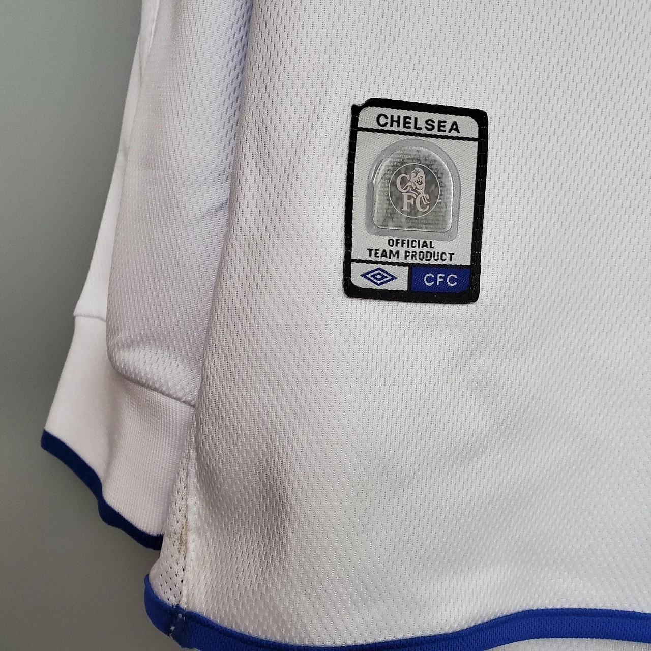 Chelsea Suplente 2003-05 Retro Manga Larga, foto 3